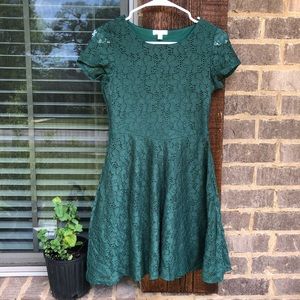 Green Lace Dress